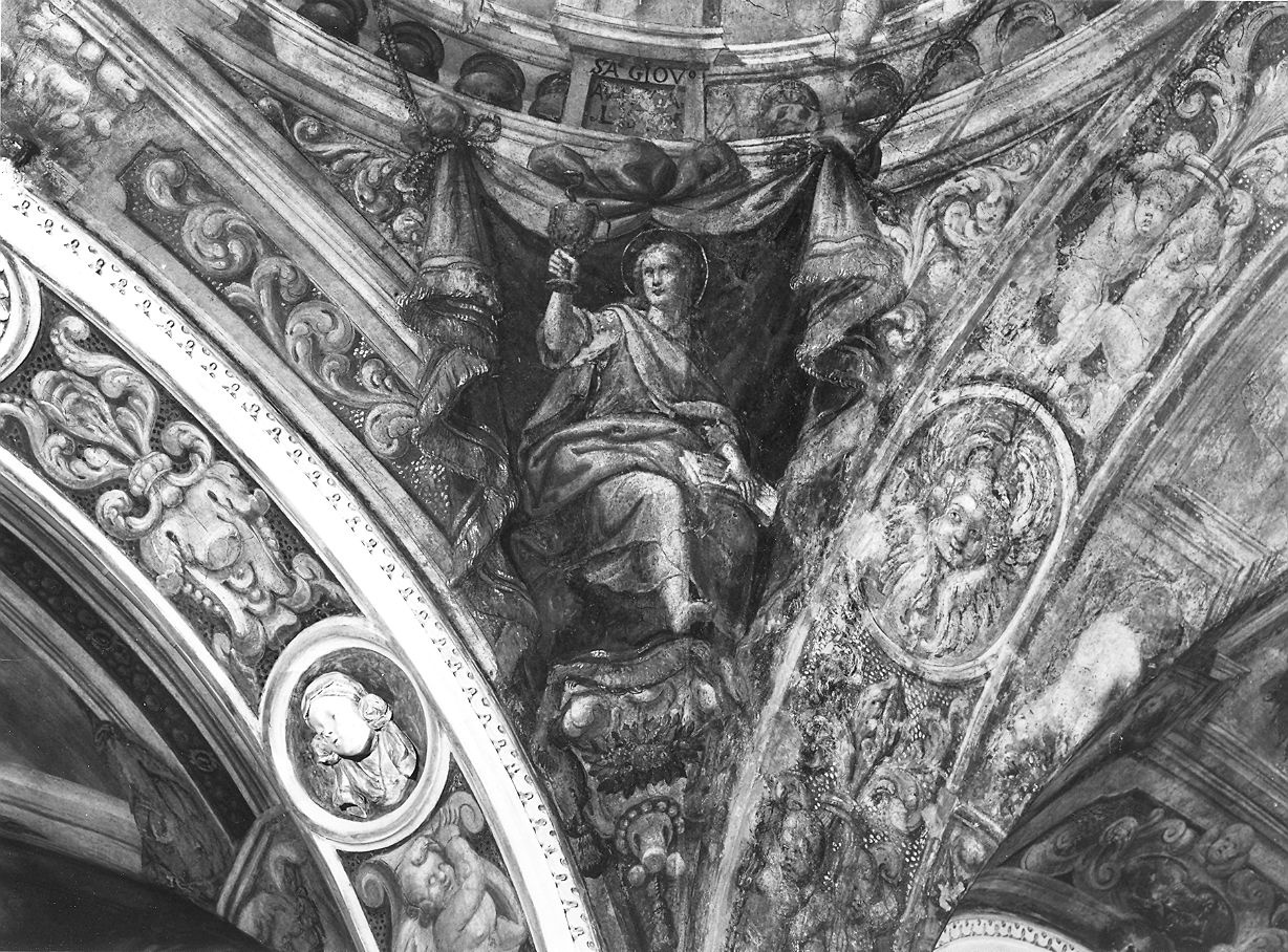 San Giovanni (dipinto, elemento d'insieme) di Conti Giovanni Maria detto Della Camera (e aiuti), Lombardi Antonio, Reti Francesco Maria (terzo quarto sec. XVII)