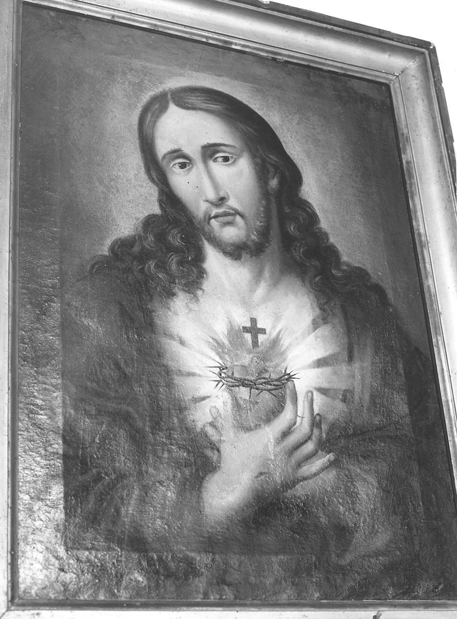 Sacro Cuore di Gesù (dipinto) - produzione emiliana (sec. XIX)