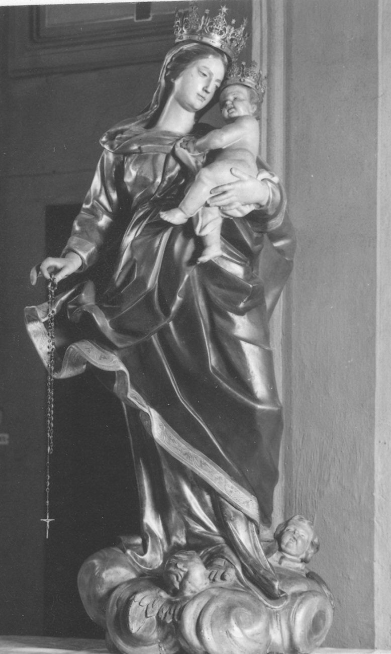Madonna con Bambino (scultura) di Geernaert Jan Hermansz (attribuito) (metà sec. XVIII)