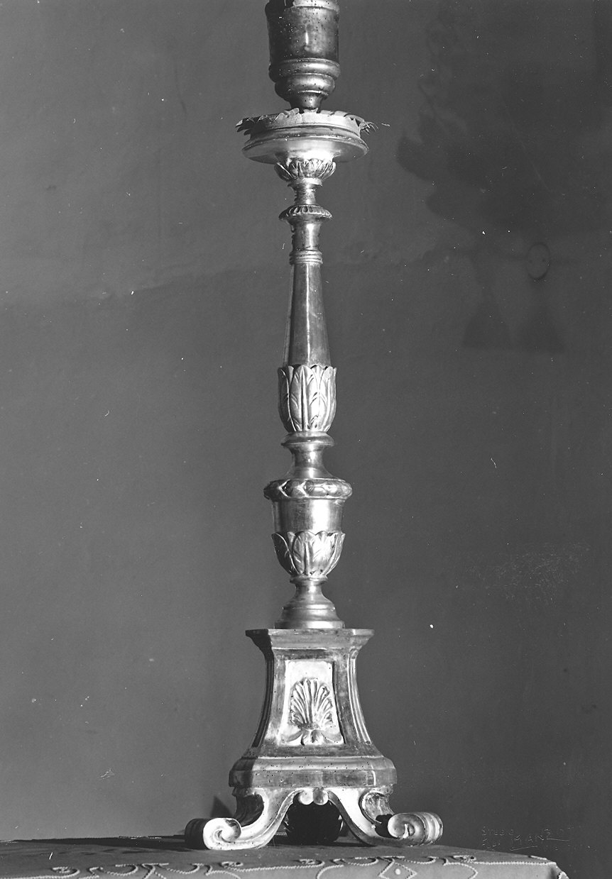 candeliere - bottega piacentina (sec. XIX)