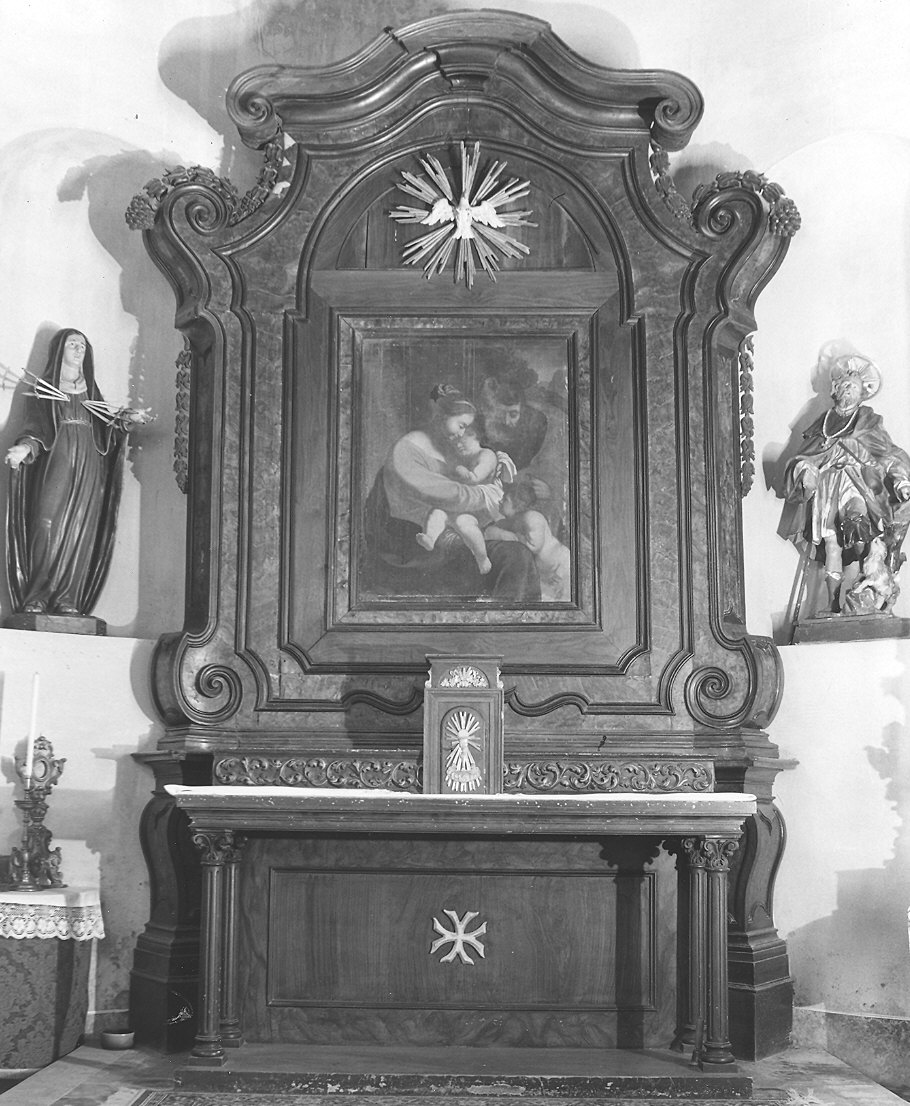 altare - a edicola - bottega piacentina (seconda metà sec. XVIII)