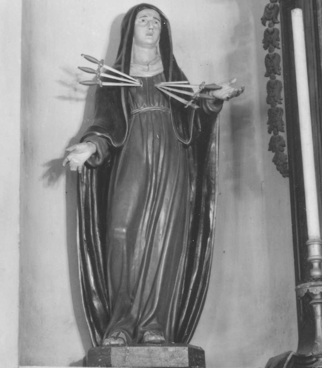 Madonna Addolorata (statua) - bottega piacentina (sec. XVII)