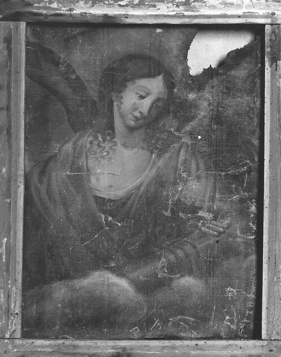 angelo (dipinto, frammento) - ambito emiliano (sec. XVII)