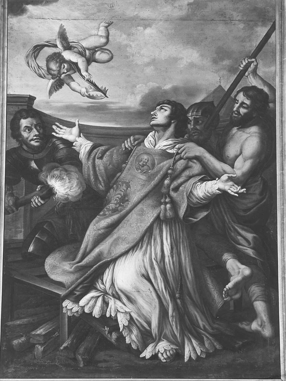 martirio di San Lorenzo (dipinto) - ambito emiliano (fine, fine sec. XVIII, sec. XIX)