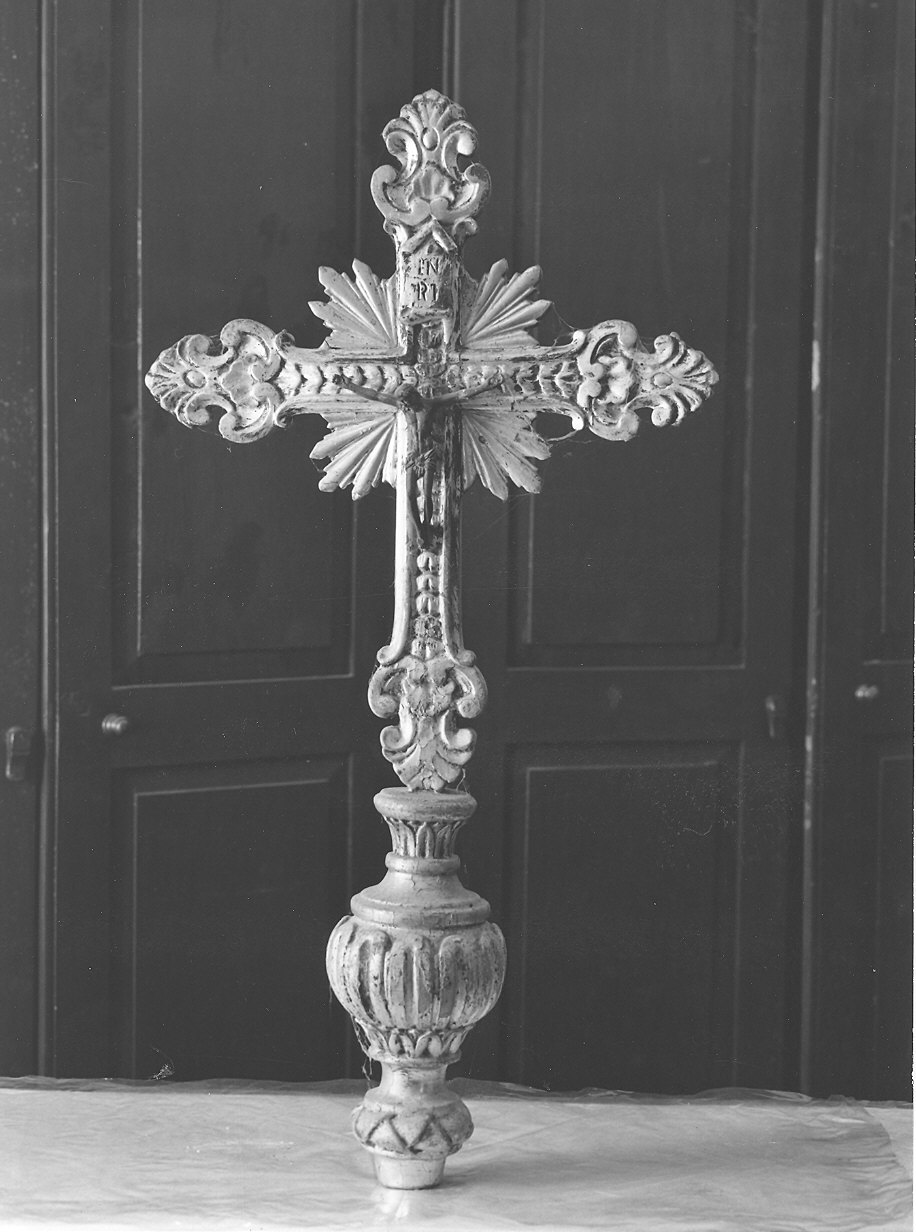 croce processionale - bottega piacentina (sec. XIX)