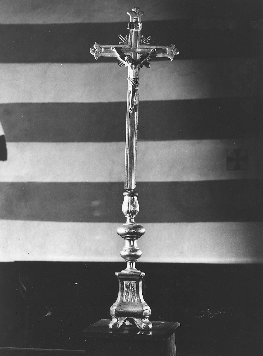 croce d'altare - bottega piacentina (ultimo quarto sec. XIX)