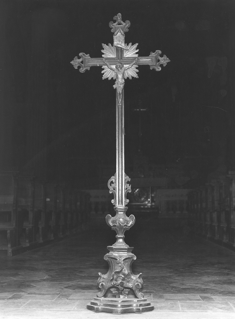 croce d'altare - bottega piacentina (seconda metà sec. XVIII)