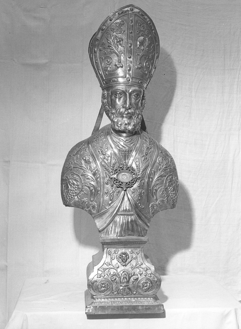 Santi vescovi (reliquiario - a busto, serie) - produzione emiliana (inizio sec. XX)