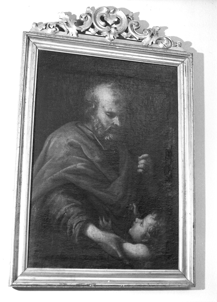 San Giuseppe e Gesù Bambino (dipinto) - ambito emiliano (sec. XVIII)