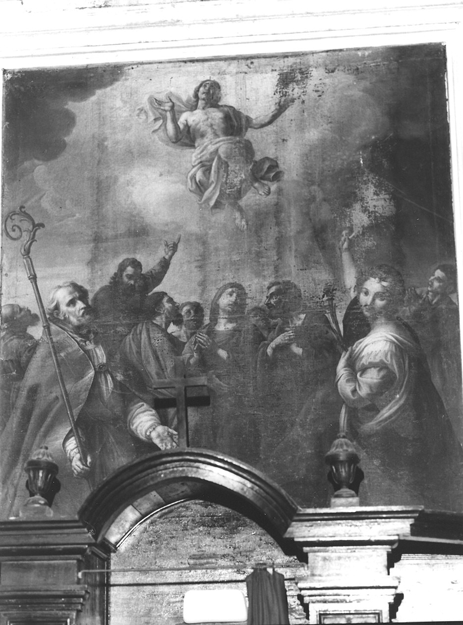 ascensione di Cristo (dipinto) - ambito emiliano (primo quarto sec. XVIII)