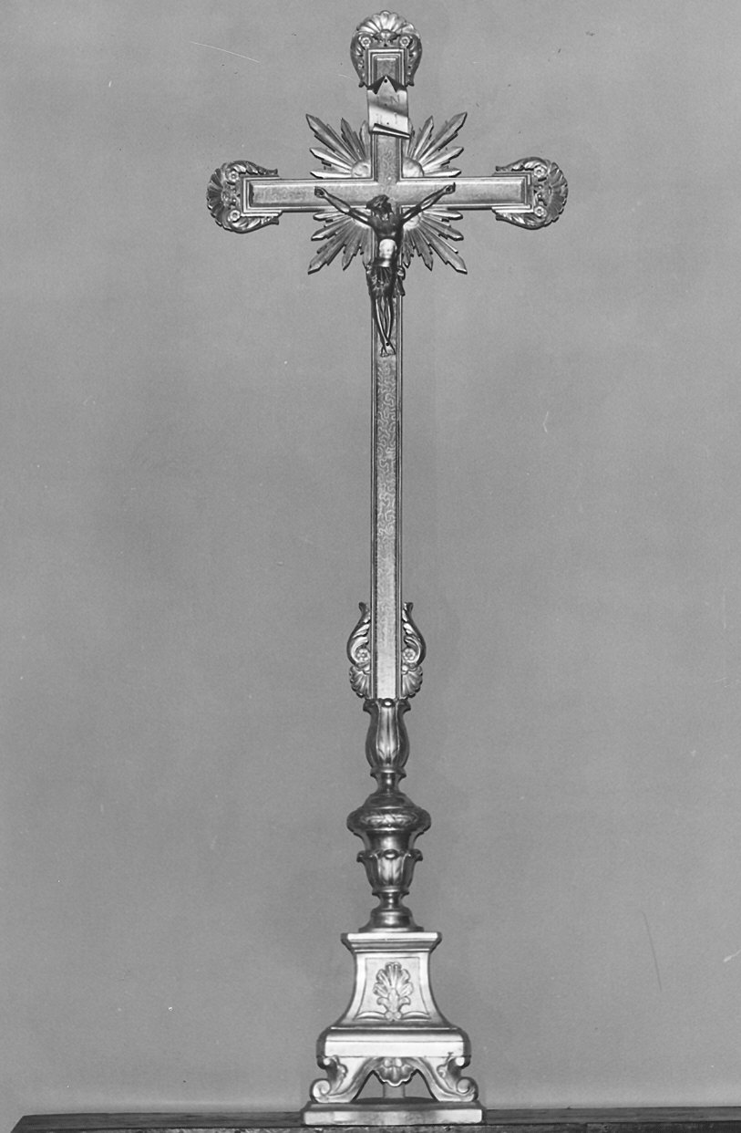 croce processionale - bottega emiliana (fine sec. XVIII)