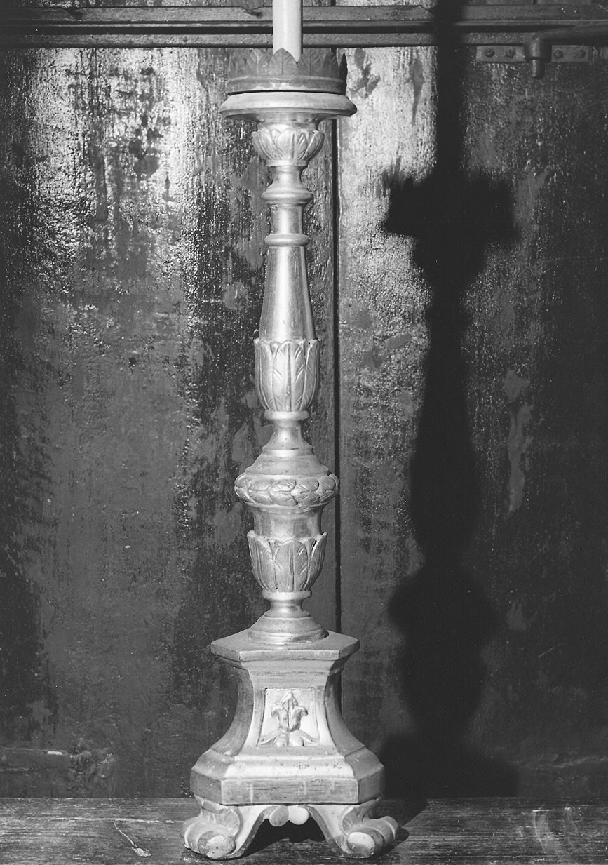 candelabro, serie - bottega emiliana (fine sec. XVIII)