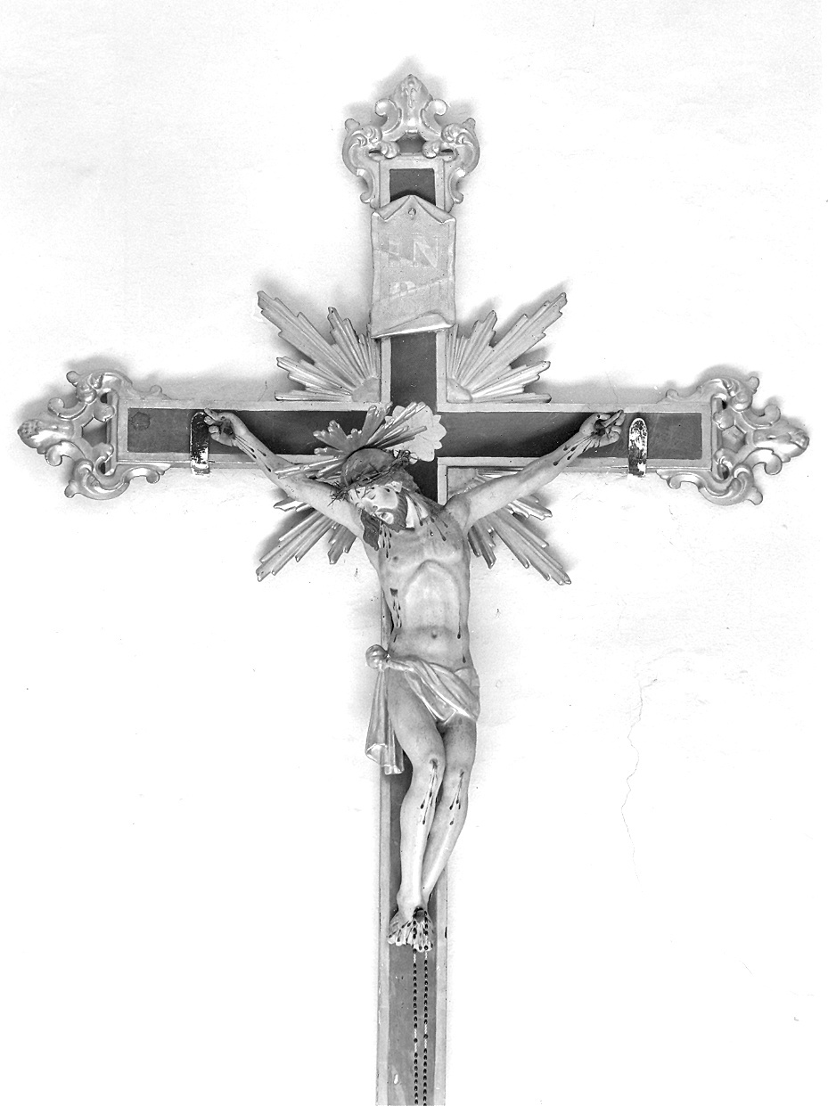 croce processionale - bottega ligure (metà sec. XVIII)