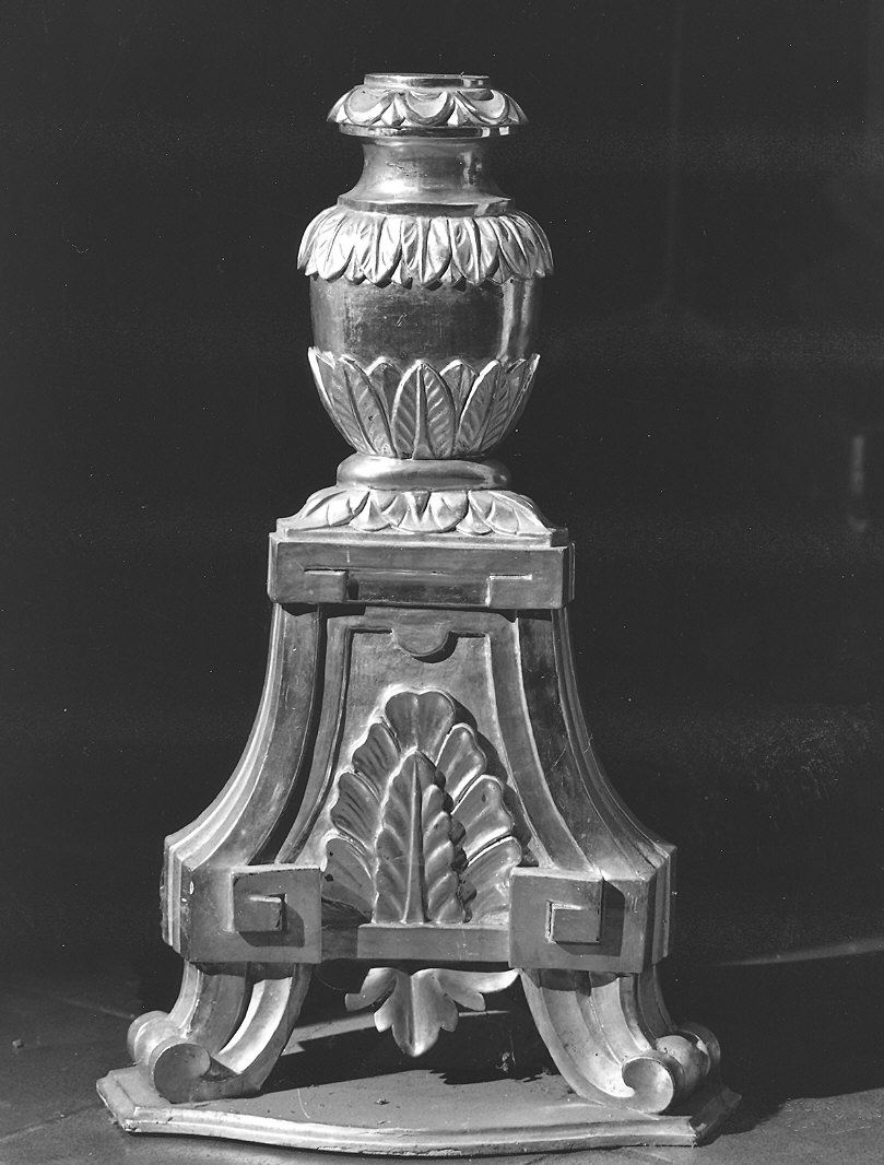 base per croce d'altare - bottega piacentina (sec. XIX)