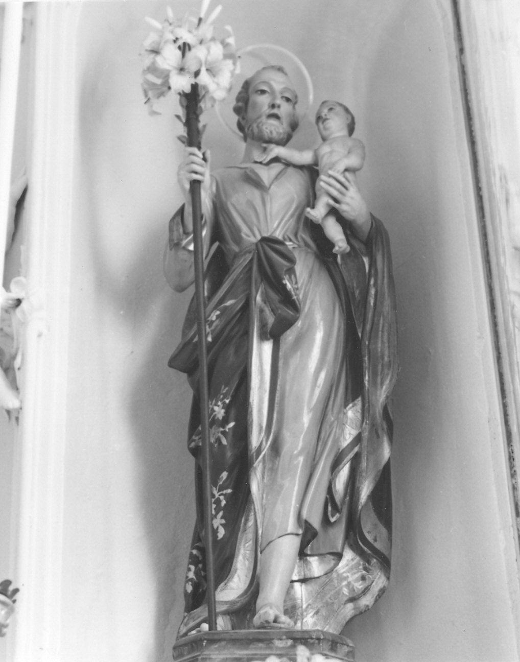 San Giuseppe e Gesù Bambino (statua) - bottega piacentina (seconda metà sec. XVIII)