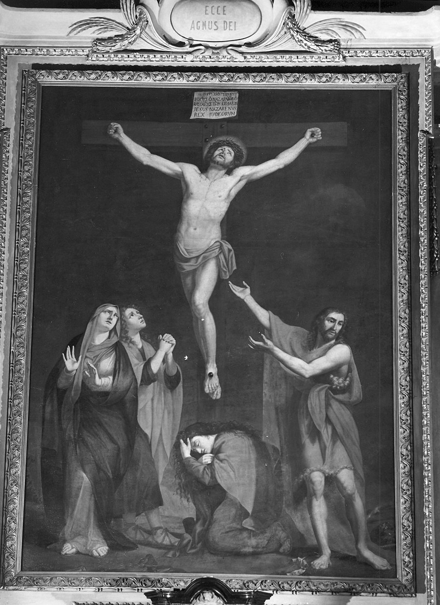 crocifissione (dipinto) di Gherardi Giuseppe (inizio sec. XIX)