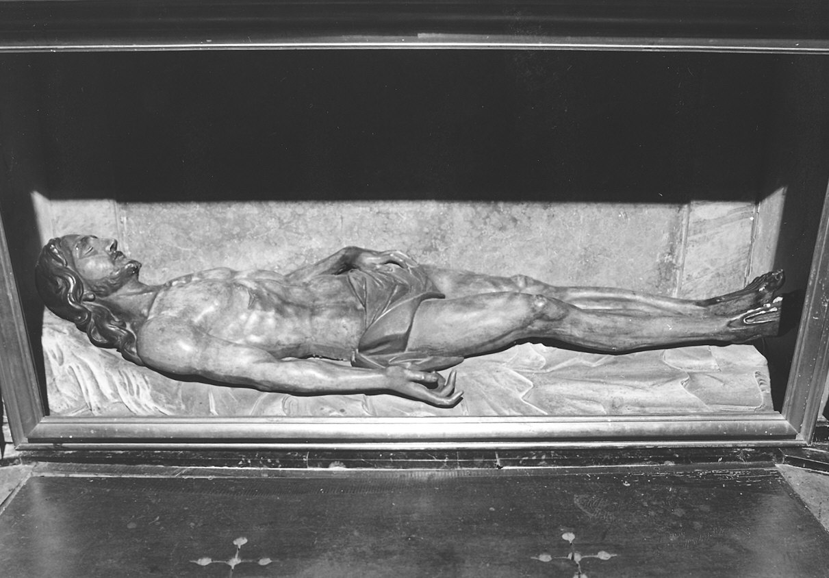 Cristo morto (statua) - bottega piacentina (sec. XVIII)