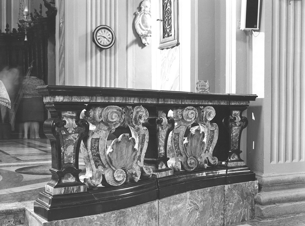 balaustrata di altare - bottega lombarda (ultimo quarto sec. XVIII)