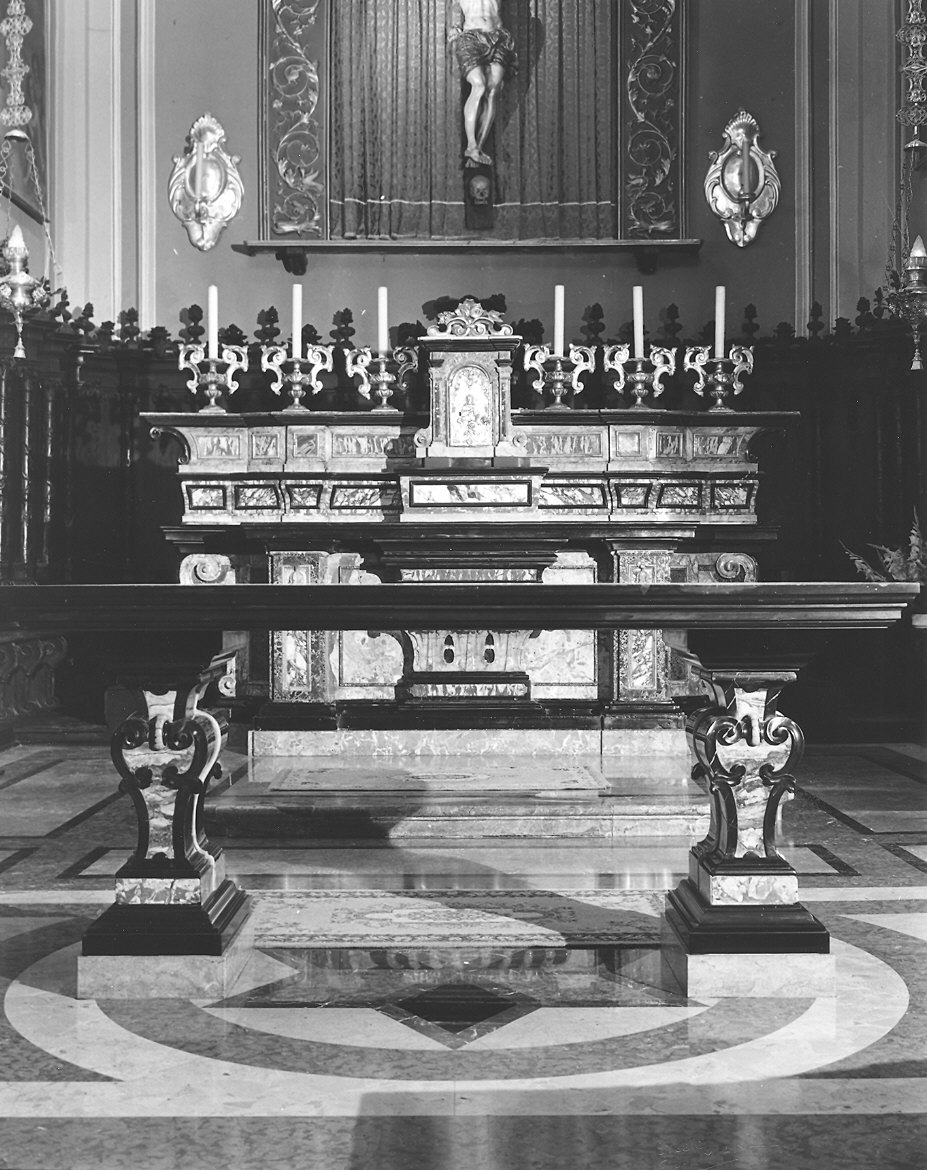 altare - a mensa - bottega lombarda (ultimo quarto sec. XVIII)