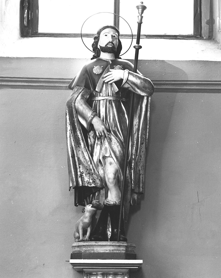 San Rocco (statua) - bottega piacentina (sec. XVIII)