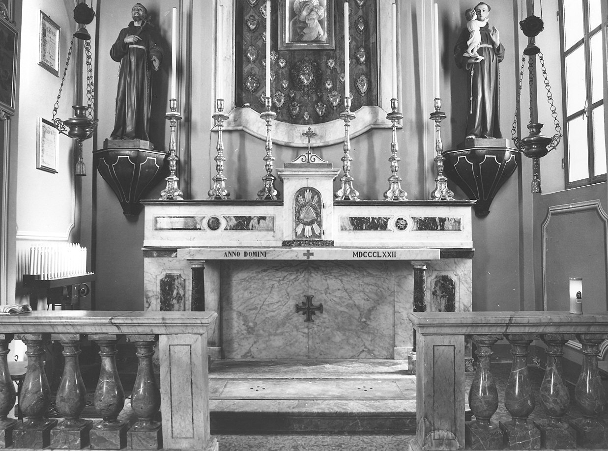 altare - bottega piacentina (terzo quarto sec. XIX)