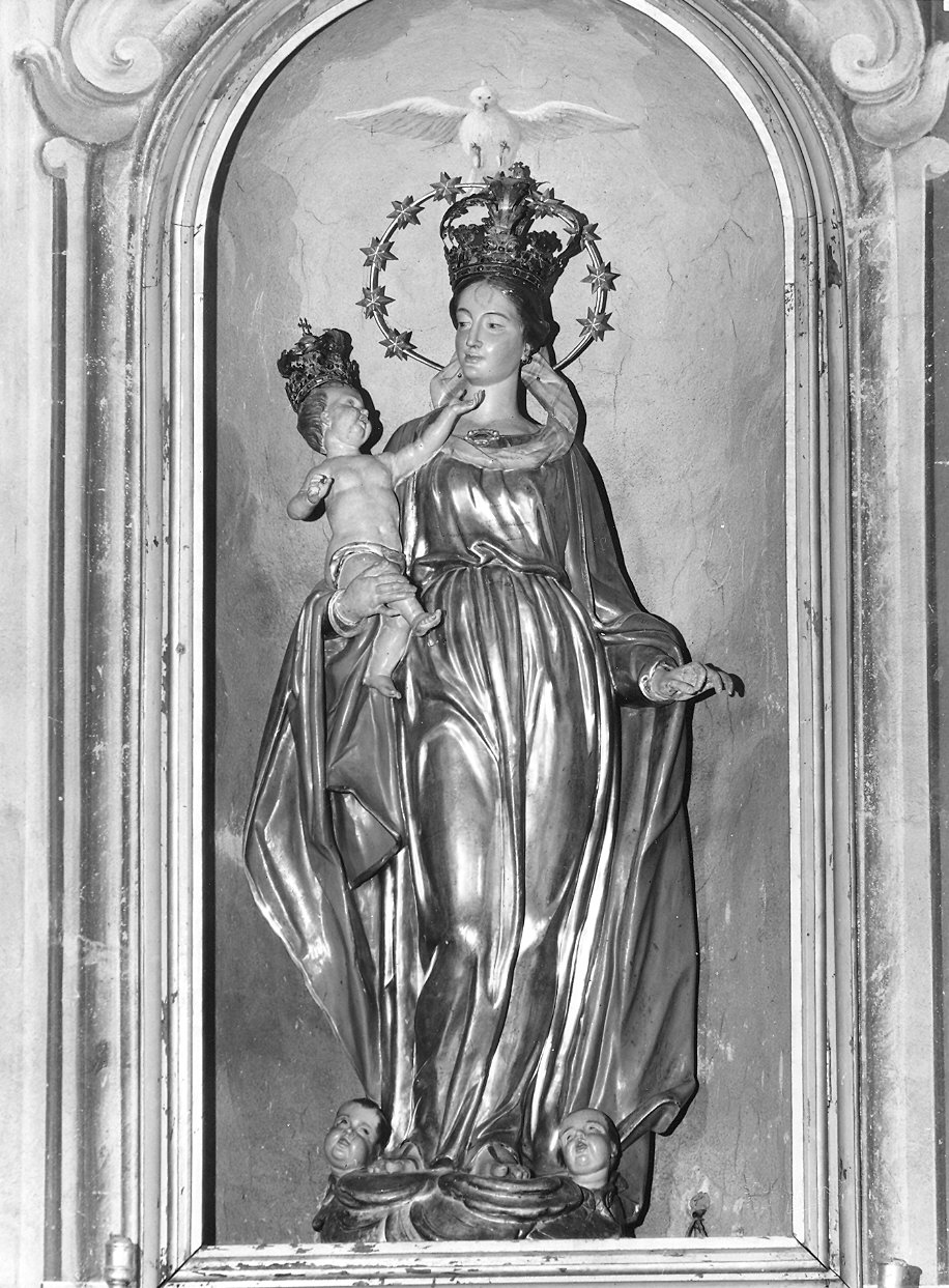 Madonna del Rosario (statua) di Geernaert Jan Hermansz (attribuito) (seconda metà sec. XVIII)