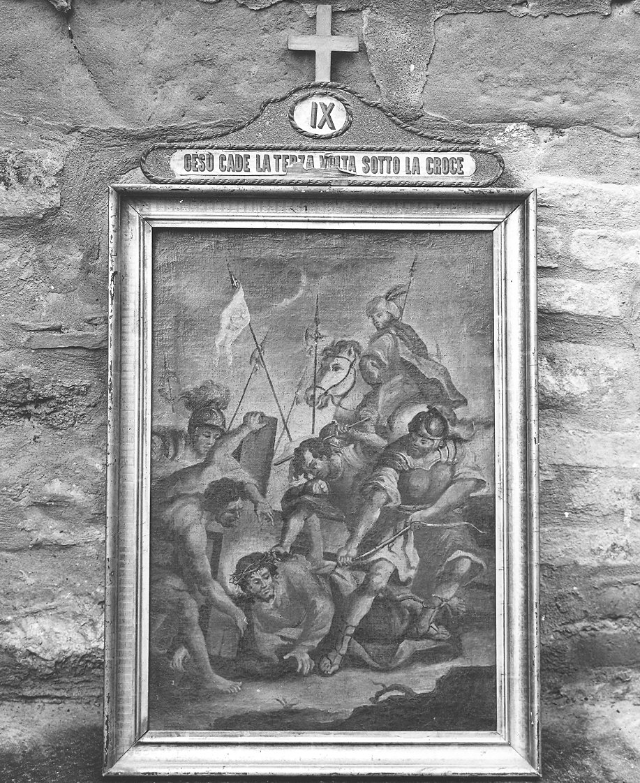 stazioni della via crucis (dipinto, ciclo) - ambito emiliano-lombardo (sec. XVIII)
