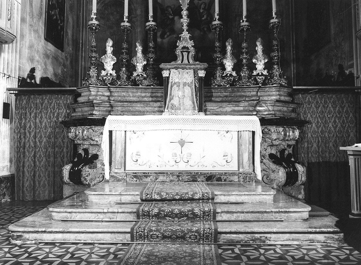 altare maggiore - bottega piacentina (sec. XVII)