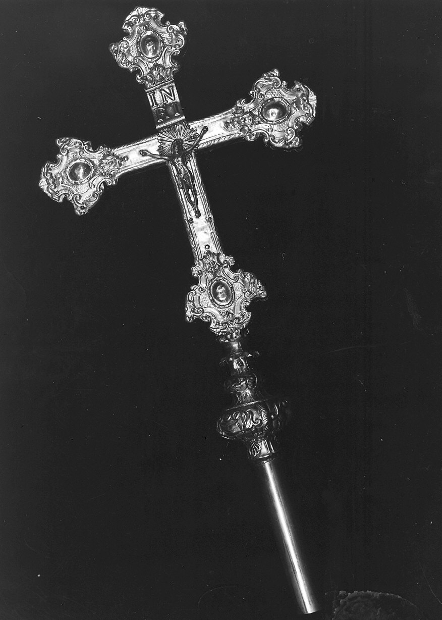 croce processionale - bottega piacentina (sec. XVIII)