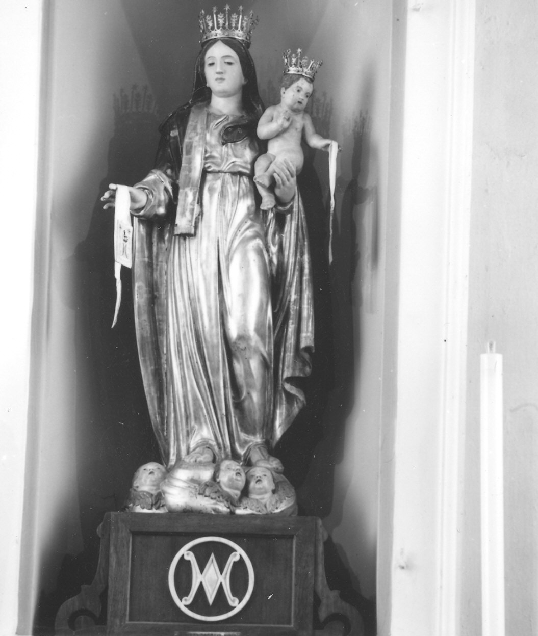 Madonna del Carmelo (statua) - bottega piacentina (sec. XVII)