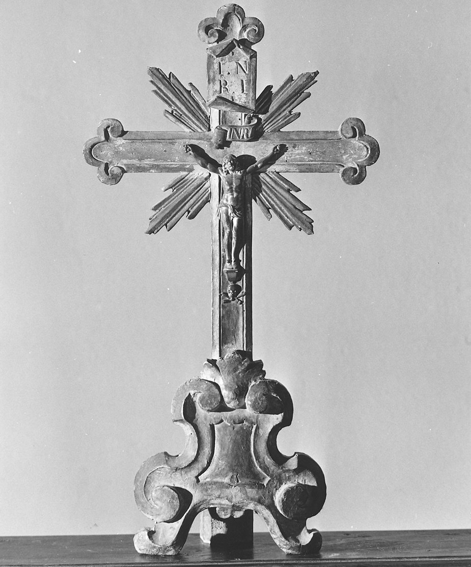 croce d'altare - bottega piacentina (sec. XVIII)