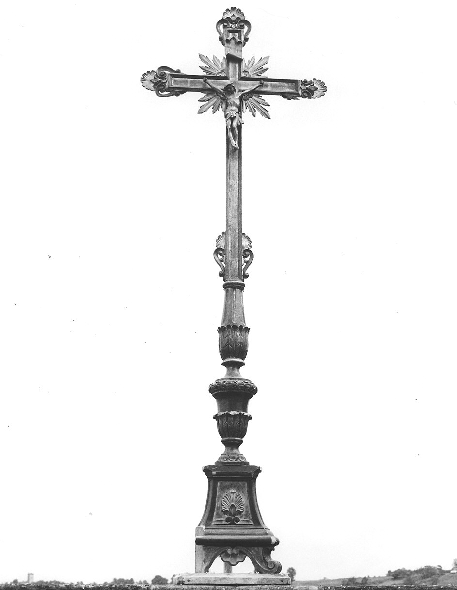 croce d'altare - bottega piacentina (sec. XIX)