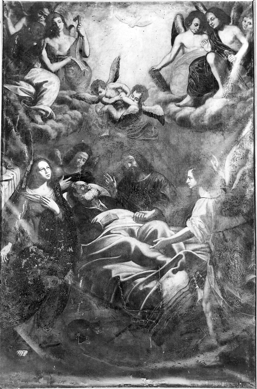 morte di San Giuseppe (dipinto) di De Giorgi Giorgio (metà sec. XVII)