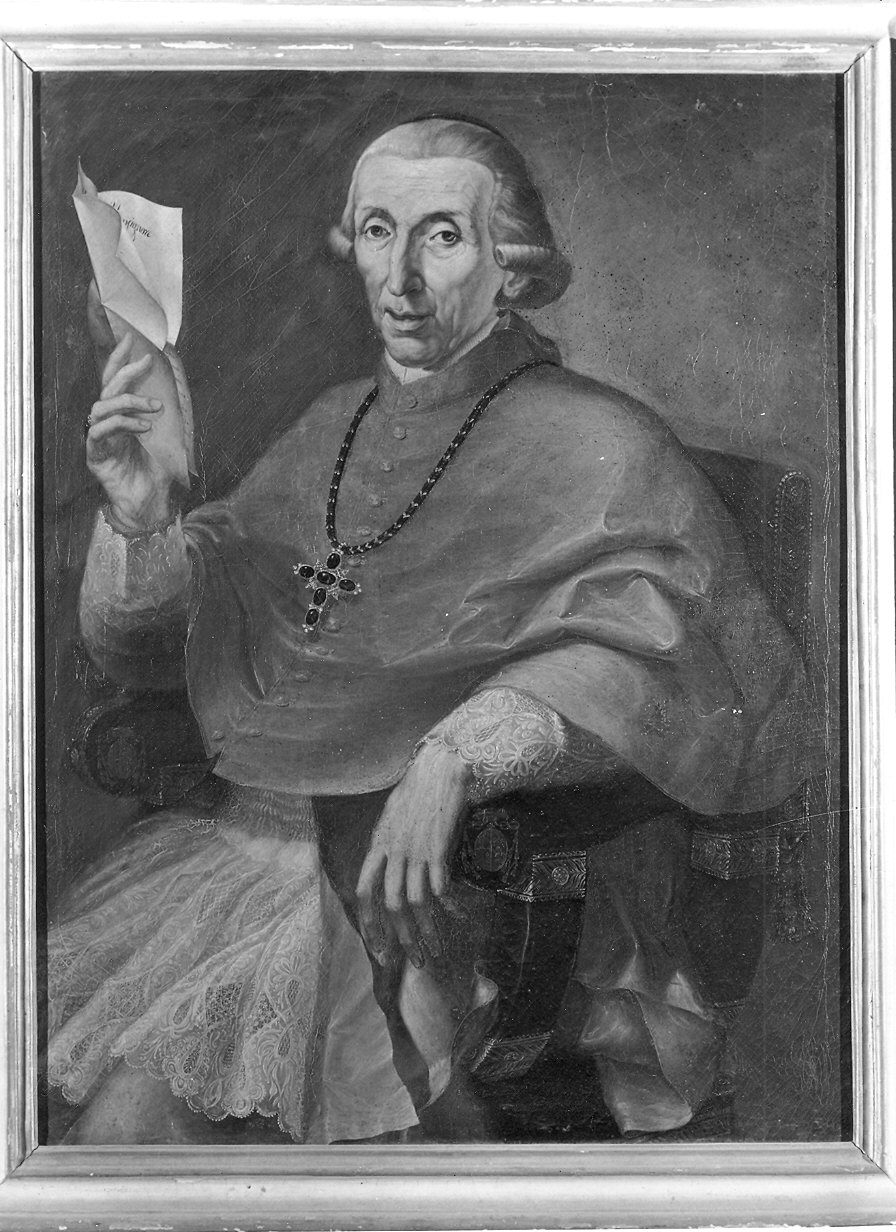 ritratto del vescovo Carlo Scribani Rossi (dipinto) di Gambarelli Luigi (sec. XIX)