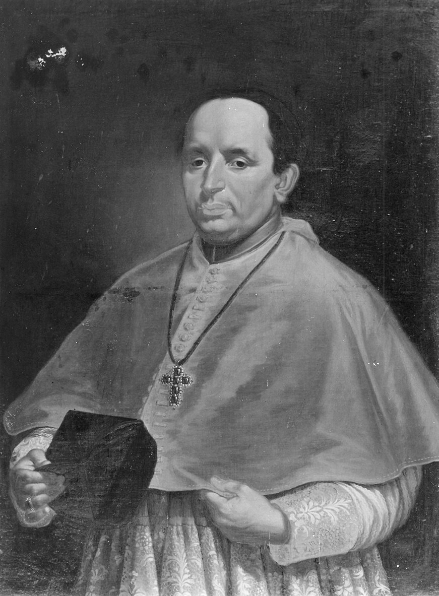 ritratto del vescovo Pietro Cristiani (dipinto) di Carboni Venceslao (sec. XVIII)