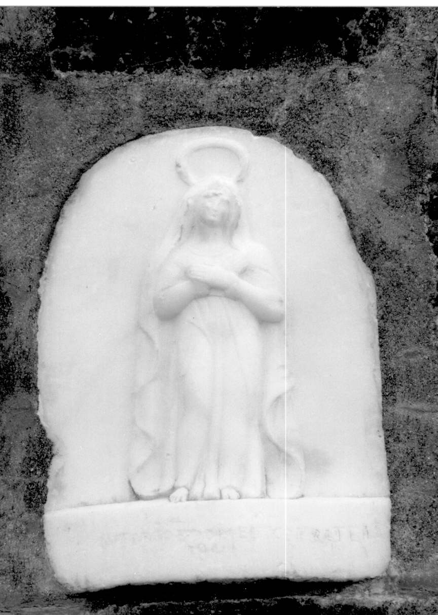 Madonna Immacolata (rilievo) - ambito carrarese (sec. XIX)