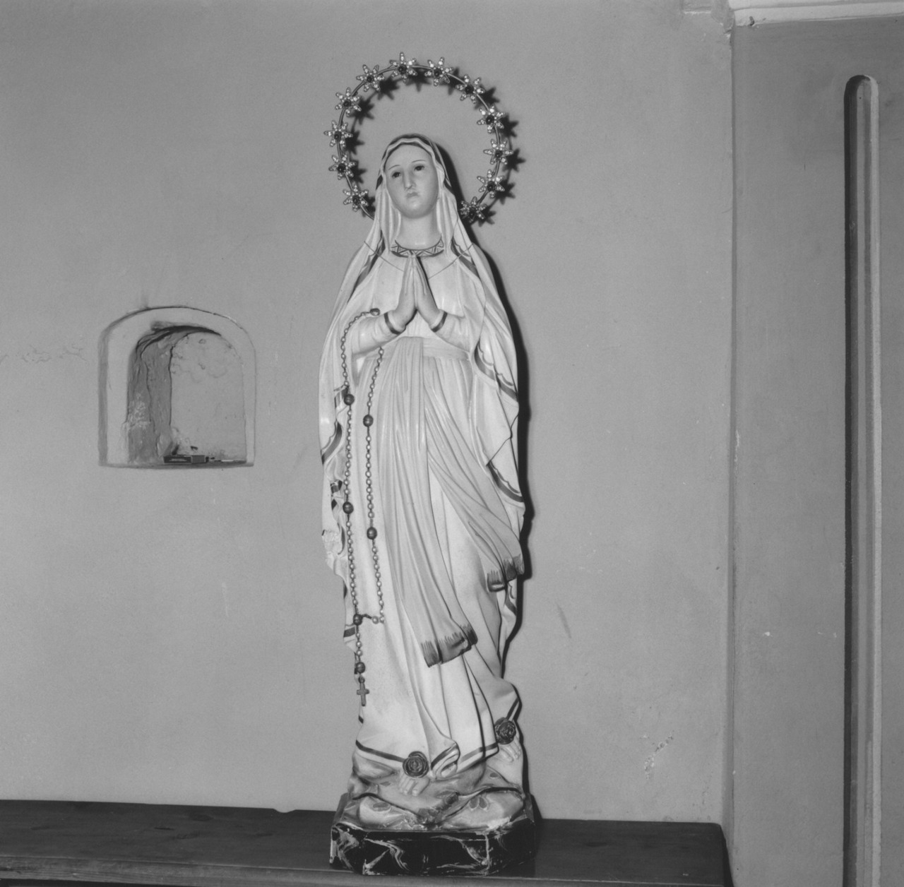 Madonna di Lourdes (statua processionale) - produzione Italia settentrionale (inizio sec. XX)