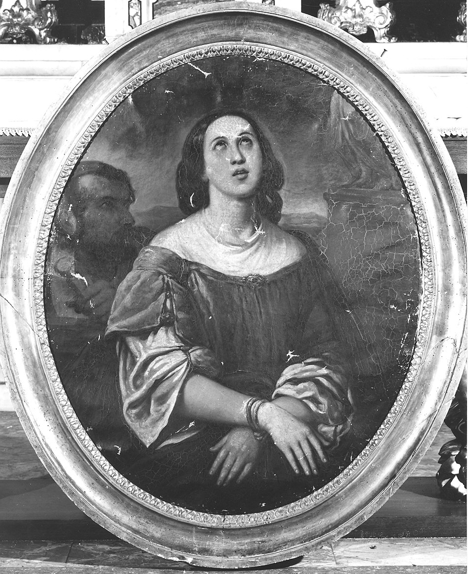 Santa Apollonia (dipinto) di Gemmi Antonio (sec. XIX)