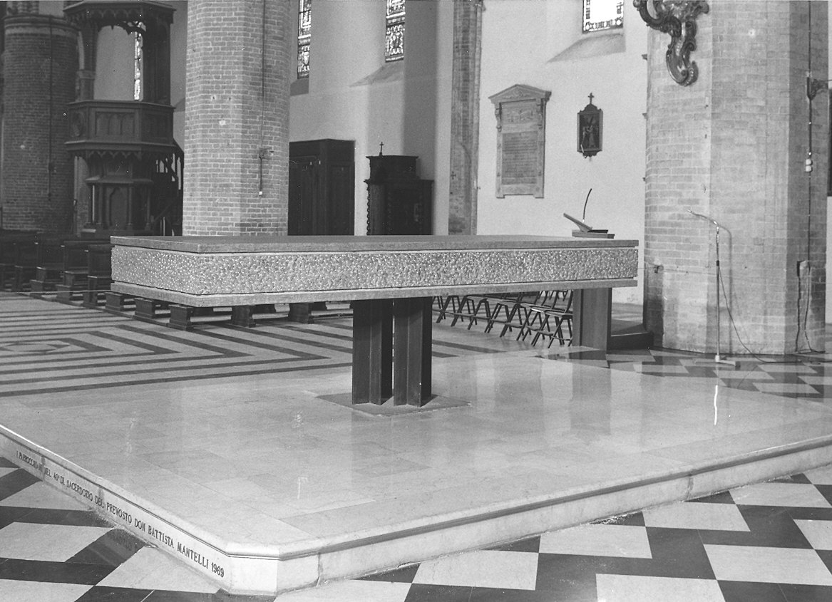 altare maggiore di Graviani Giorgio - ambito piacentino (sec. XX)