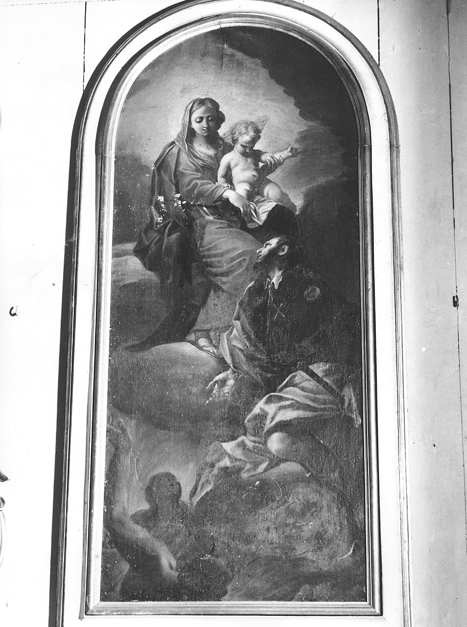 San Rocco intercede presso la Madonna contro la peste (dipinto) di De Longe Robert detto Fiammingo (scuola) (fine sec. XVII)