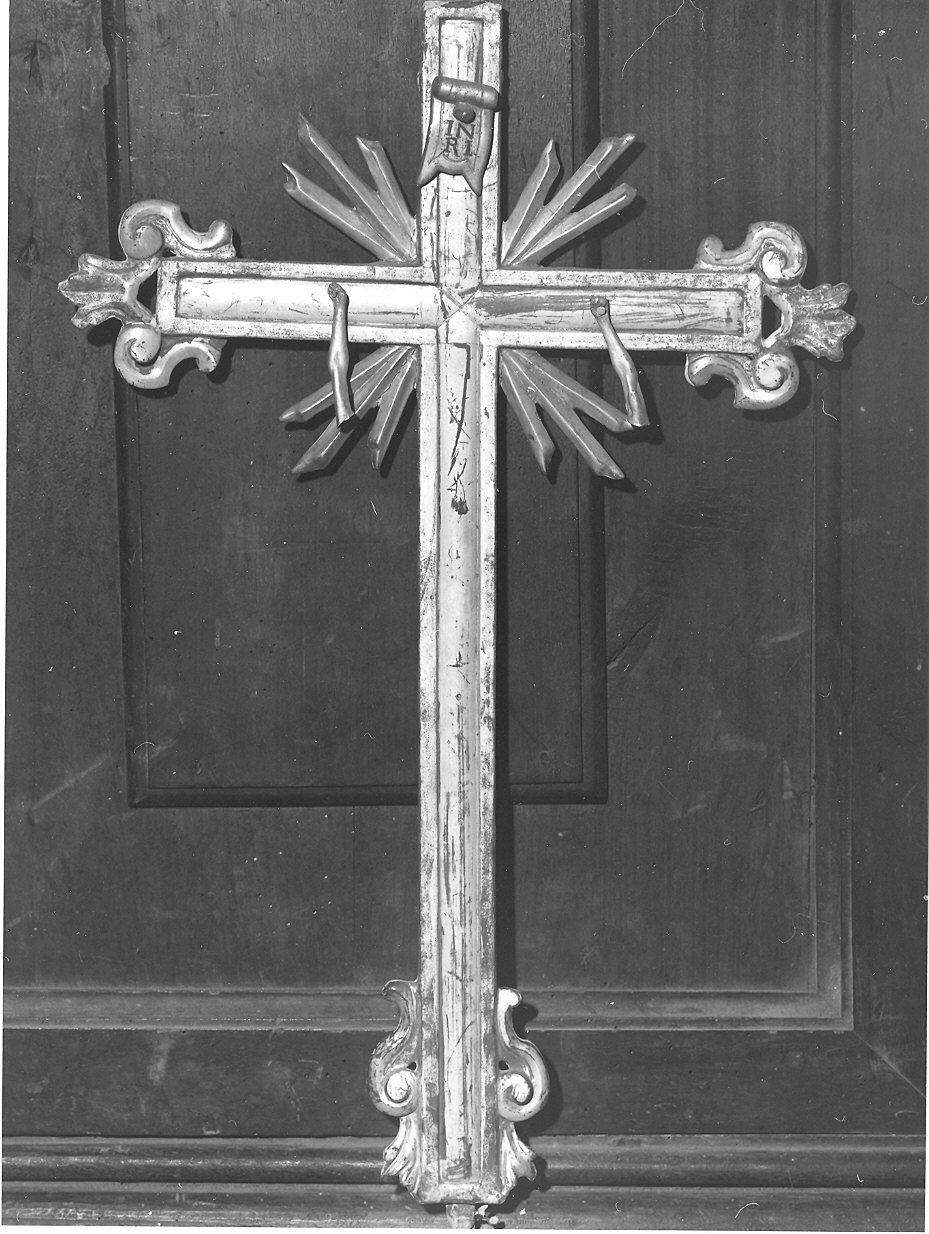 croce d'altare, frammento - ambito parmense (fine sec. XVIII)
