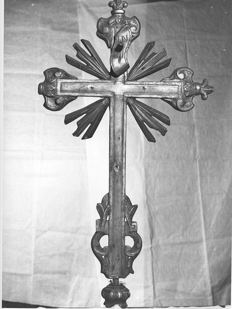 croce d'altare, frammento - ambito parmense (sec. XVIII)