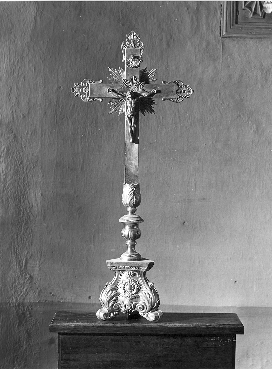 croce d'altare - ambito piacentino (fine sec. XIX)