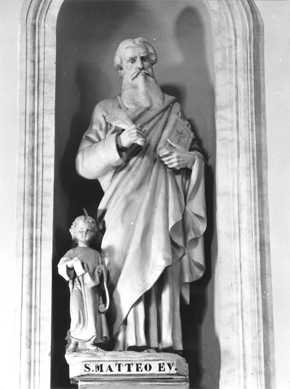 San Matteo Evangelista (statua) - ambito piacentino (?) (sec. XIX)
