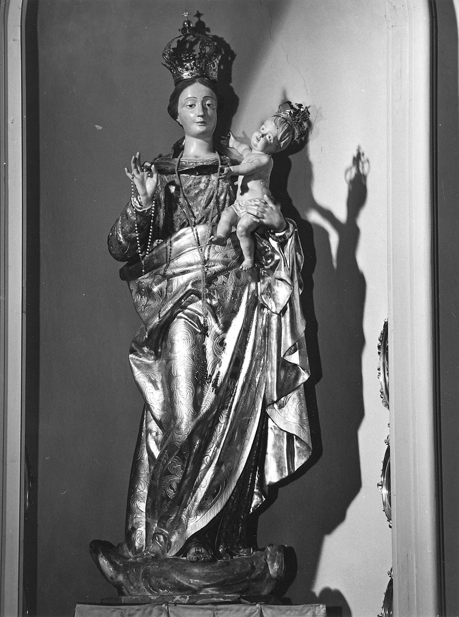 Madonna del Carmelo (statua) - ambito piacentino (metà sec. XVIII)