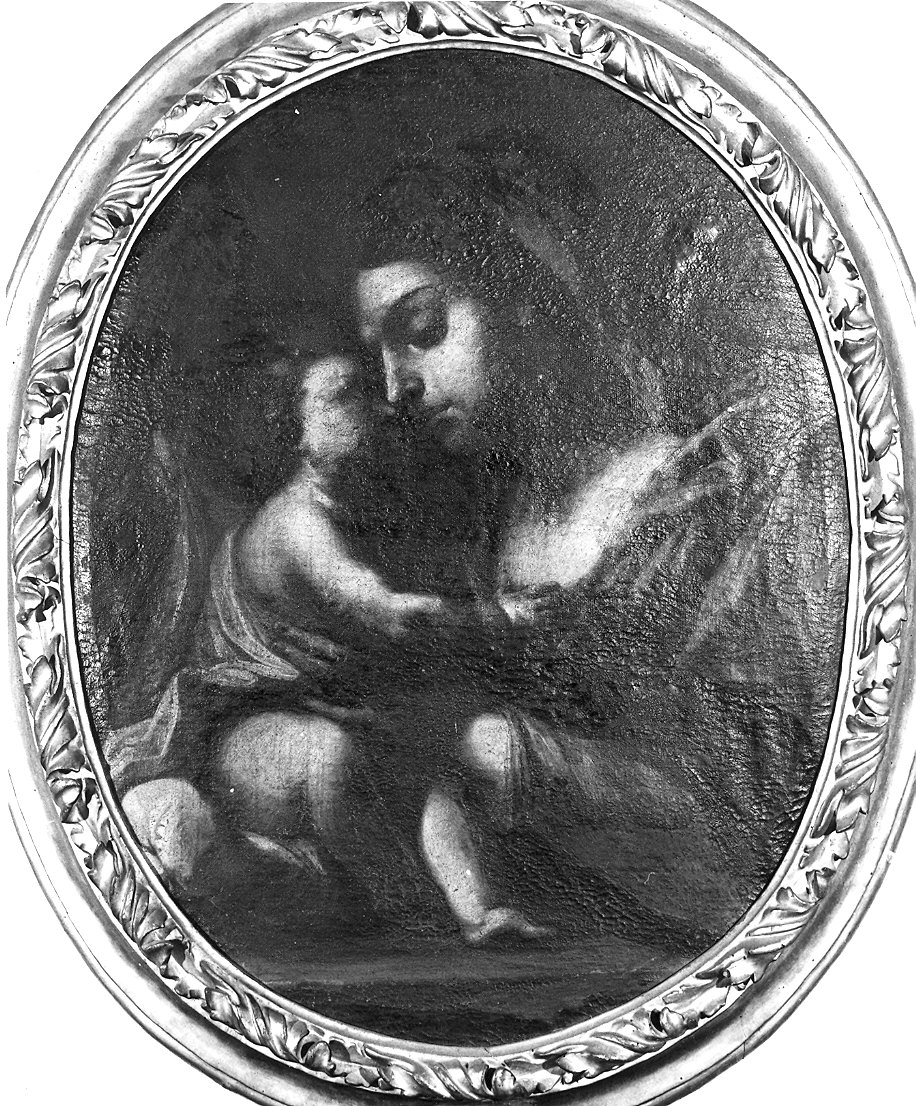 Madonna con Bambino (dipinto, ciclo) di Cantarini Simone detto Pesarese (attribuito) (secondo quarto sec. XVII)