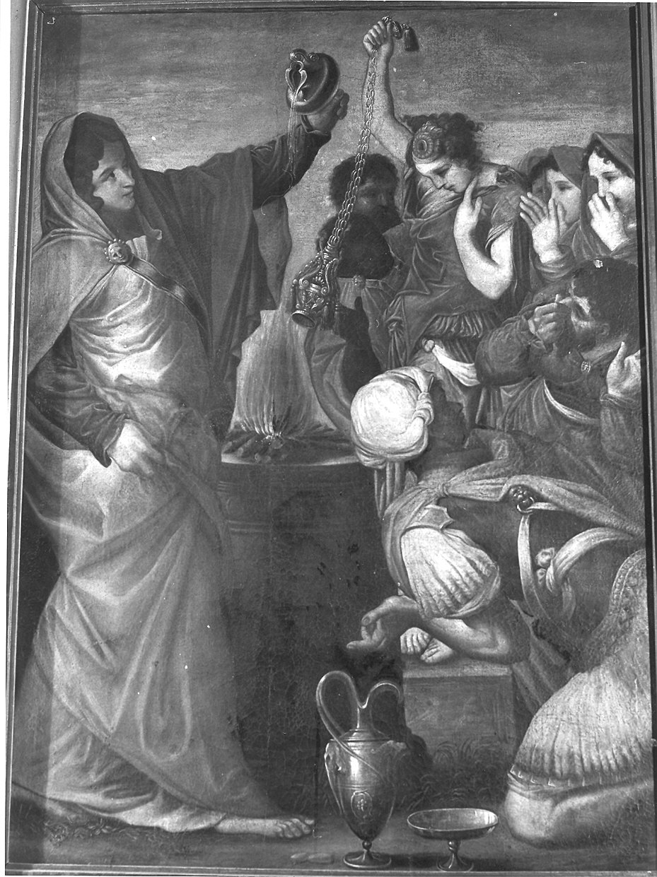 Il sacrificio degli Ebrei (dipinto) di Cavalli Alberto (seconda metà sec. XVI)