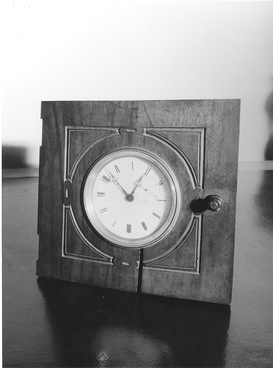 orologio - da tavolo - ambito parmense (fine sec. XIX)