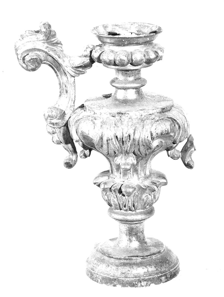 vaso d'altare per composizione floreale, serie - ambito parmense (seconda metà sec. XVIII)