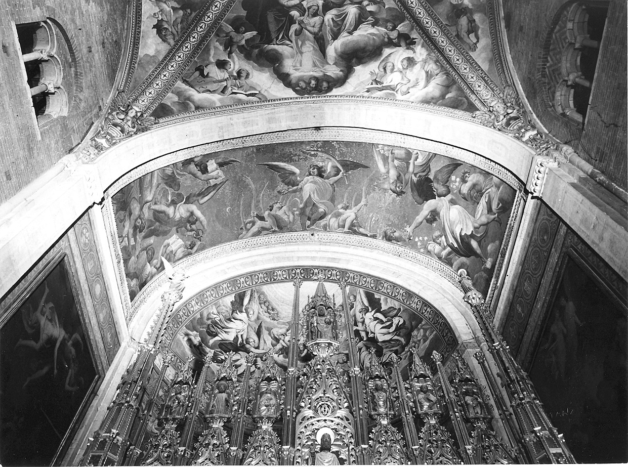 gloria di angeli (decorazione pittorica, complesso decorativo) di Carracci Ludovico (sec. XVII)